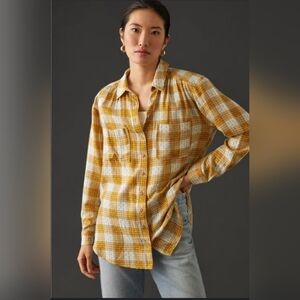 ANTHROPOLOGIE Pilcro Relaxed Shirt size XS